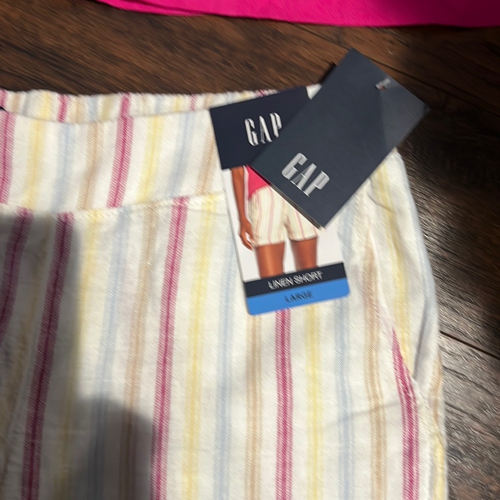 Gap women’s shorts linen size large new with tagss - Picture 6 of 10